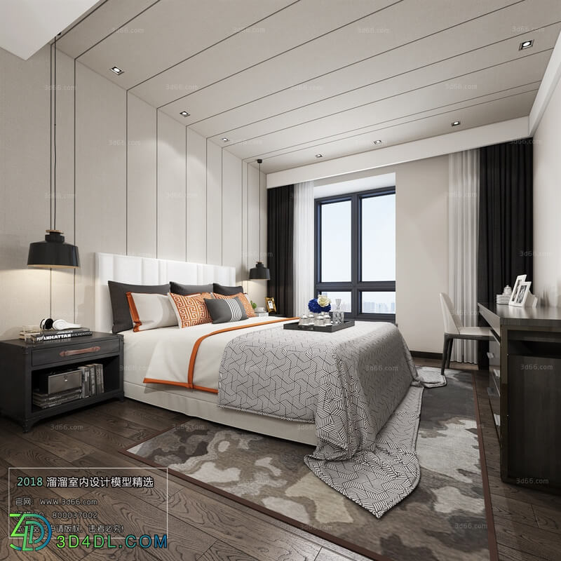 3D66 2018 bedroom Modern style A005