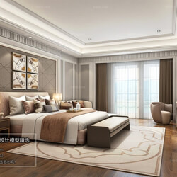 3D66 2018 bedroom Modern style A007 