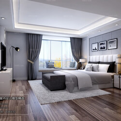 3D66 2018 bedroom Modern style A009 