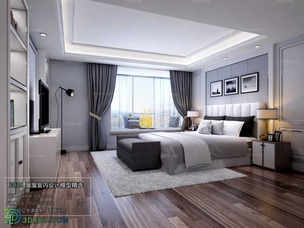 3D66 2018 bedroom Modern style A009