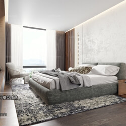 3D66 2018 bedroom Modern style A010 