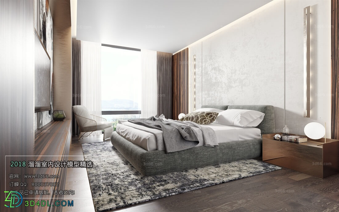 3D66 2018 bedroom Modern style A010