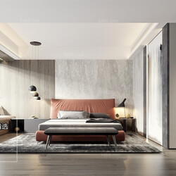 3D66 2018 bedroom Modern style A011 