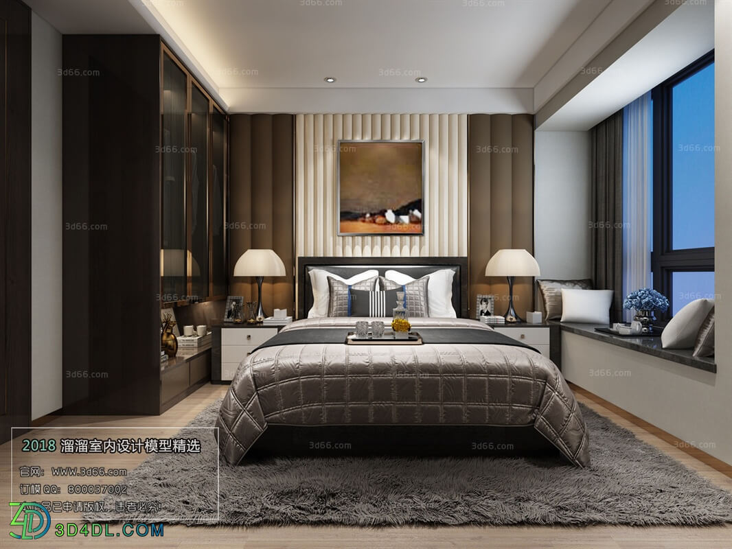 3D66 2018 bedroom Modern style A013