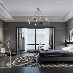 3D66 2018 bedroom Modern style A015 
