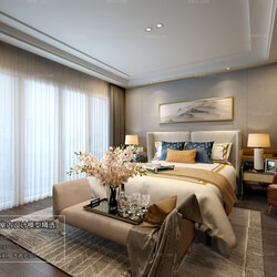 3D66 2018 bedroom Modern style A017 