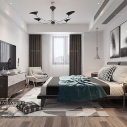 3D66 2018 bedroom Modern style A018 