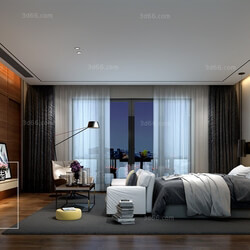 3D66 2018 bedroom Modern style A023 