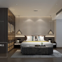 3D66 2018 bedroom Modern style A026 