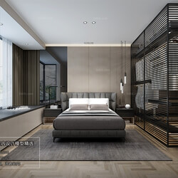 3D66 2018 bedroom Modern style A029 