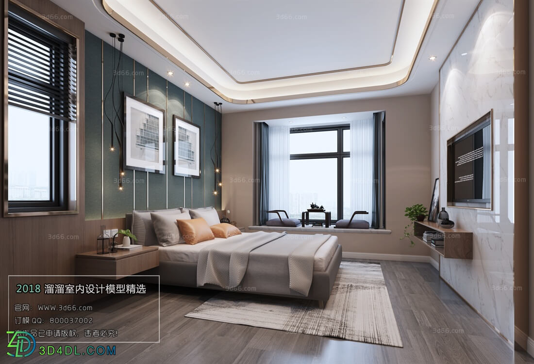 3D66 2018 bedroom Modern style A031