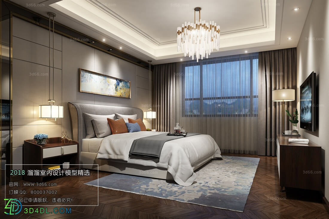 3D66 2018 bedroom Modern style A032