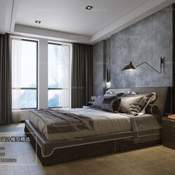 3D66 2018 bedroom Modern style A035 