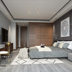 3D66 2018 bedroom Modern style A041 