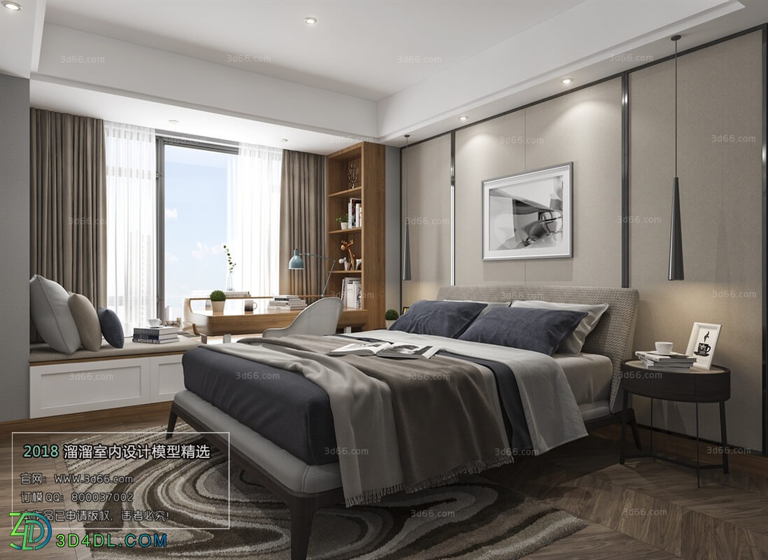 3D66 2018 bedroom Modern style A042