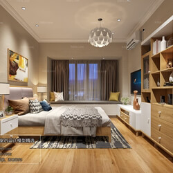 3D66 2018 bedroom Nordic style M018 