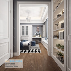 3D66 2019 Bedroom American style E002 