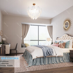 3D66 2019 Bedroom American style E003 