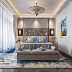 3D66 2019 Bedroom Chinese style C001 