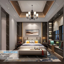 3D66 2019 Bedroom Chinese style C002 