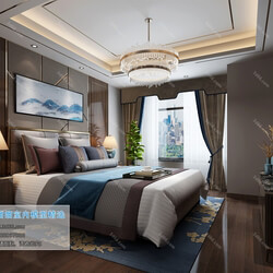 3D66 2019 Bedroom Chinese style C003 