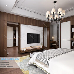 3D66 2019 Bedroom Chinese style C004 