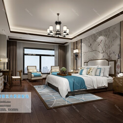 3D66 2019 Bedroom Chinese style C006 
