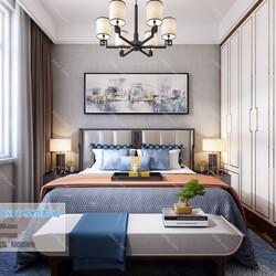 3D66 2019 Bedroom Chinese style C008 