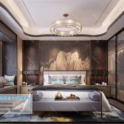 3D66 2019 Bedroom Chinese style C009 