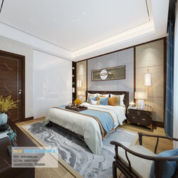3D66 2019 Bedroom Chinese style C012 