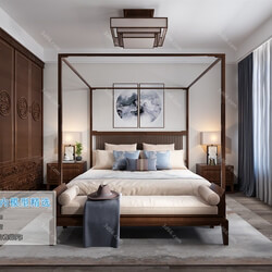 3D66 2019 Bedroom Chinese style C013 