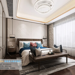 3D66 2019 Bedroom Chinese style C016 