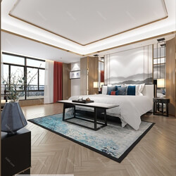 3D66 2019 Bedroom Chinese style C018 