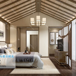 3D66 2019 Bedroom Chinese style C019 