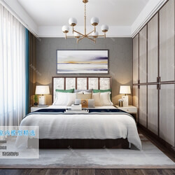 3D66 2019 Bedroom Chinese style C021 