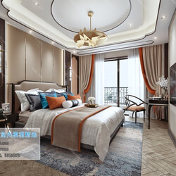 3D66 2019 Bedroom Chinese style C024 