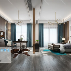 3D66 2019 Bedroom Chinese style C025 