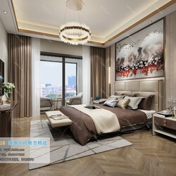 3D66 2019 Bedroom Chinese style C030 