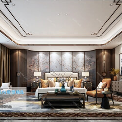 3D66 2019 Bedroom Chinese style C033 