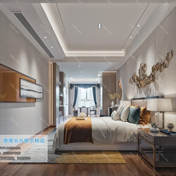 3D66 2019 Bedroom Chinese style C036 