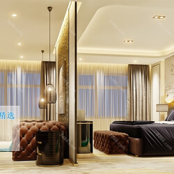 3D66 2019 Bedroom Chinese style C038 