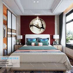 3D66 2019 Bedroom Chinese style C039 