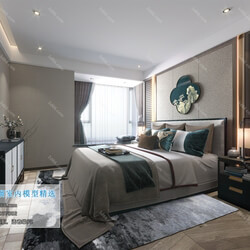 3D66 2019 Bedroom Chinese style C040 