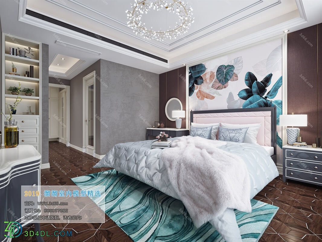 3D66 2019 Bedroom European style D001