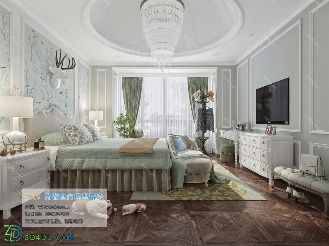 3D66 2019 Bedroom European style D002