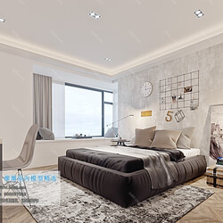 3D66 2019 Bedroom Industrial style H006 