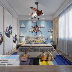 3D66 2019 Bedroom Mediterranean style G002 