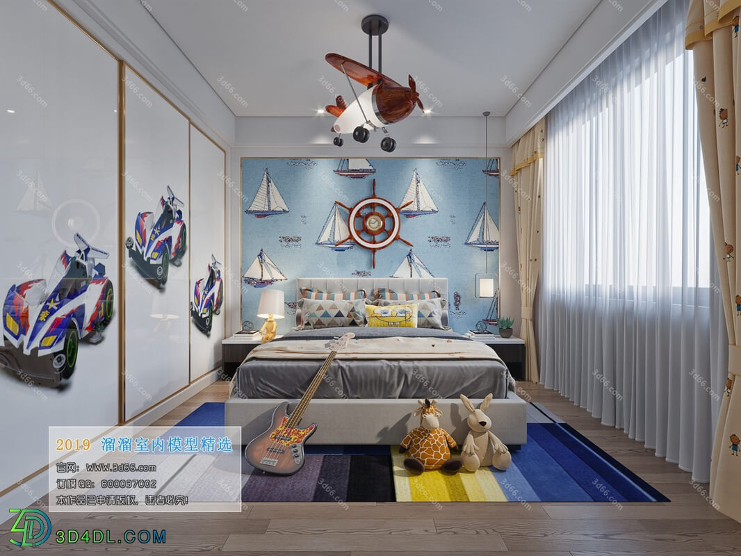 3D66 2019 Bedroom Mediterranean style G002