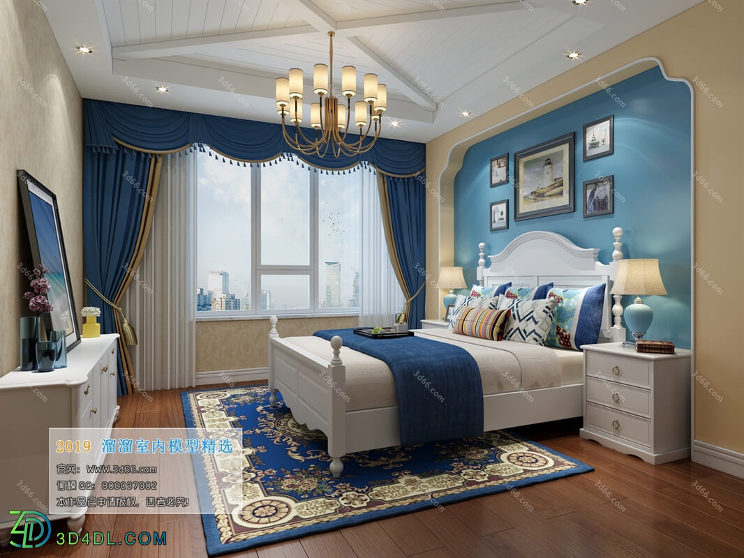 3D66 2019 Bedroom Mediterranean style G003