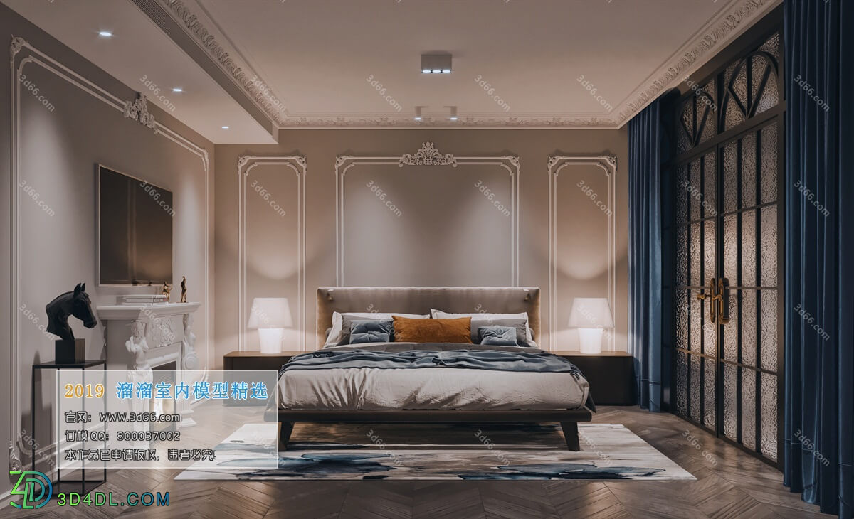 3D66 2019 Bedroom Mix style J002